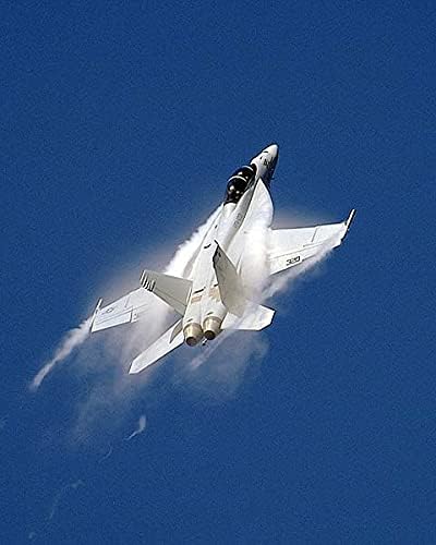 F-18 / F/A-18F Super Hornet Haditengerészeti Légi Show 11x14 Ezüst-Halogenid-Fotó Nyomtatás