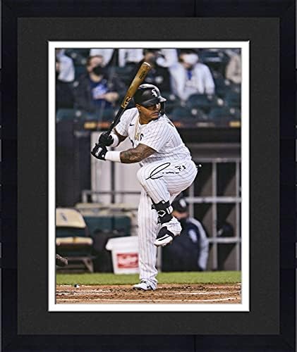 Keretes Yermin Mercedes Chicago White Sox Dedikált 16 x 20 Üti Fénykép - Dedikált MLB Fotók