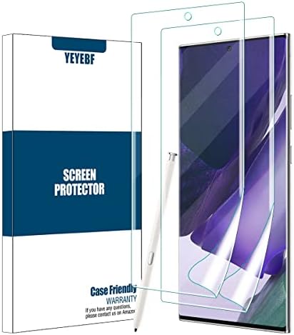 Galaxy Note 20 Ultra Screen Protector Által YEYEBF, [2 Csomag] [Anti-Összetörik] [Ultrahangos Ujjlenyomat Kinyit] Teljes