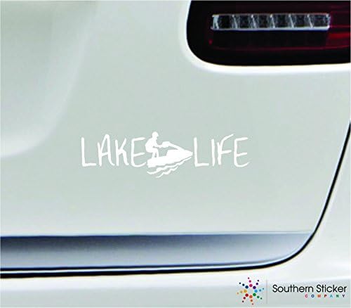 Lake Élet, Jet-ski, 7x1.9 White Water Jet-ski Fun Kültéri Úszómedence Egyesült Államok Színes Matrica Állami Matrica