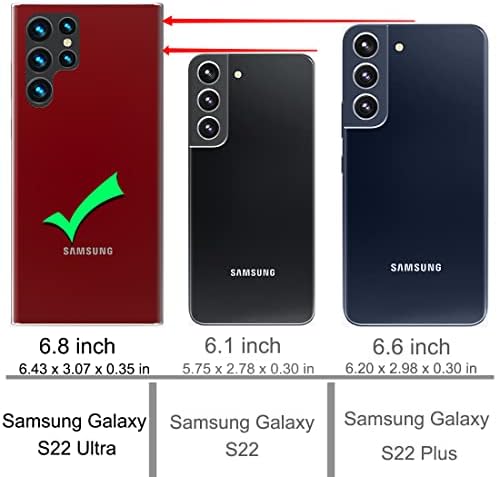 Osophter Galaxy S22 Ultra Esetben,Samsung S22 Ultra Telefon Esetében Sokk Abszorpciós Rugalmas TPU Gumi Védő mobiltelefon