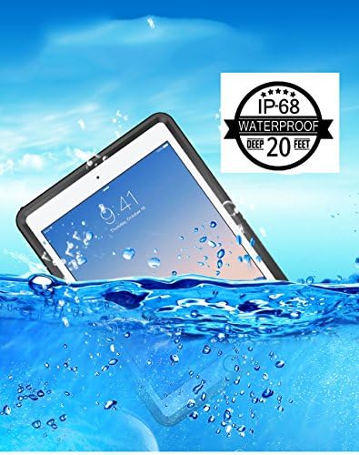 iPad Pro 10.5 Vízálló tok, AICase Vízálló IP68 360 Fokos Körben Védő Ultra Slim Vékony Por/Hó Bizonyíték kötéllel Apple