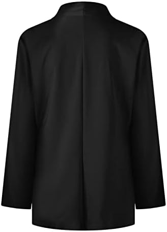 Blézer Kabátok Női Alapvető Könnyű Outwear Nyissa ki az Elülső Vékony Kabát 2023 Divat Blézer