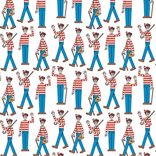 45 Széles Hol van Waldo 96180101-01 Fehér - Waldo Tömeg