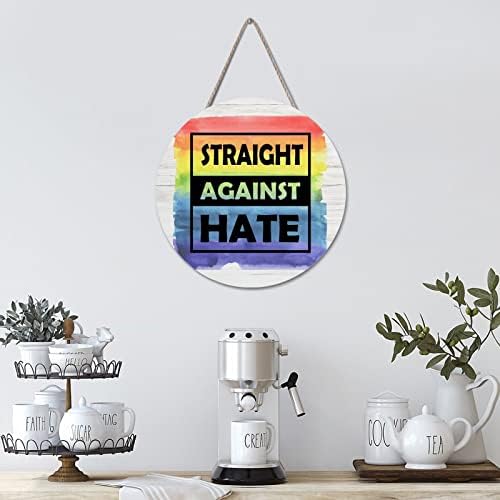 Arupkeer Üdvözlő Táblát LMBT Büszkeség Kerek Fa Alá, Egyenesen a Gyűlölet Ellen, Jel, büszke Büszke Klasszikus Fa Haza