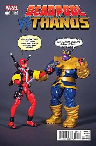 Deadpool Vs. Thanos 1A VF/NM ; Marvel képregény | akciófigura változat
