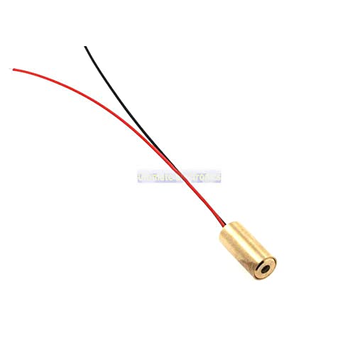 10DB 9MM-es Lézer Fej Laser Cső 3V Lézer dióda 30ma 5mw red dot (Kis Vízszintes vonal)