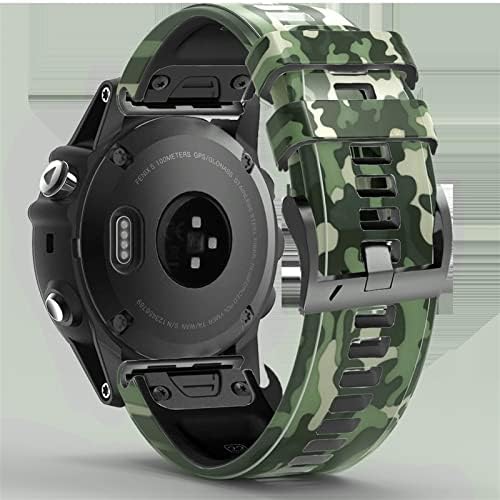 BAHDB 22mm 26mm Intelligens Karóra Szíj, A Garmin Fenix 7 7X 5 6 5X 6X Pro EPIX 3HR Nyomtatás Szilikon Smartwatch karkötő