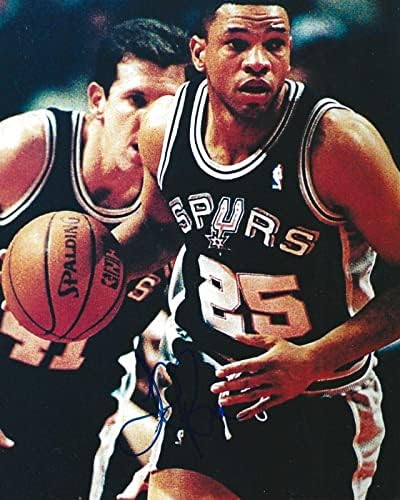 Doc Rivers aláírt San Antonio Spurs 8x10 dedikált fotó - Dedikált NBA-Fotók