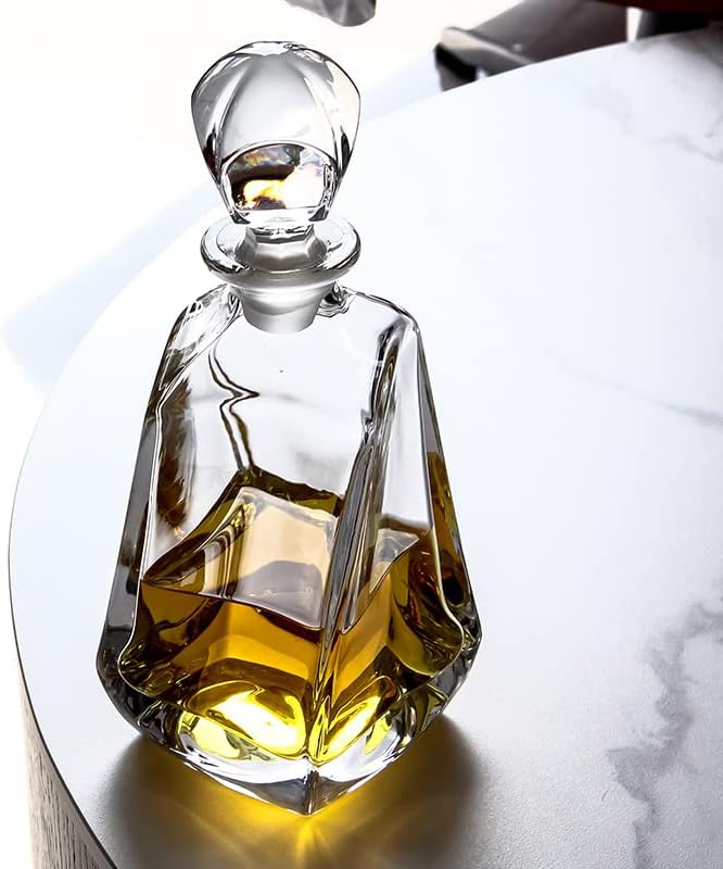 cathyladi Kristály Régi Whiskys Poharat Luxus 7.7 oz Csésze Készlet 2/4/6 csésze Klasszikus Vastag Súlyozott Alsó Kéz