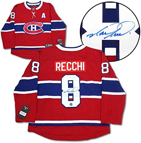 Mark Recchi Montreal Canadiens Dedikált Fanatikusok Jersey - Dedikált NHL-Mezek