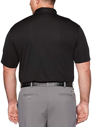 Callaway Férfi Szilárd Micro Hex Teljesítmény Golf Polo Shirt UPF 50 Védelem (Méret, Kis-3x Nagy & Magas)