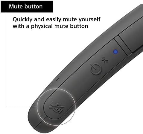 Sony SRS-NB10 Vezeték nélküli Neckband Bluetooth Hangszóró Kényelmes, Könnyű a Technológia Otthoni Munka, Beépített