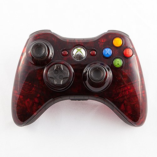 Tiszta Vörös a Gears of War Xbox 360 Controller Alkatrész Készlet