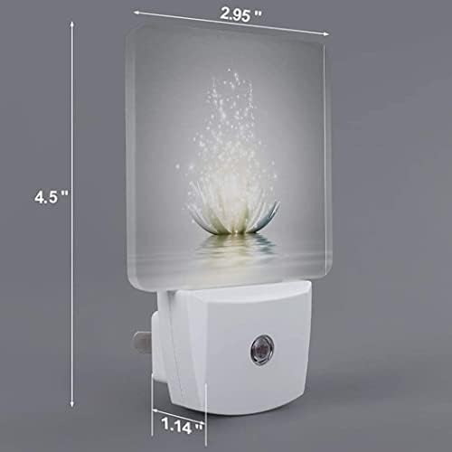 Művészeti Lotus Éjszakai Fény Csatlakoztassa a LED Lámpa Automatikus Érzékelő Intelligens Éjszakai Fények Fantázia Virág