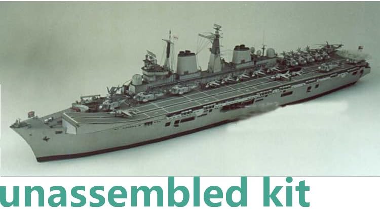 MOOKEENONE 1: 400 Papír HMS Invincible (R05) Repülőgép-Hordozó 3D Modell Hadihajó Modell Hadihajó Díszek Katonai Modell