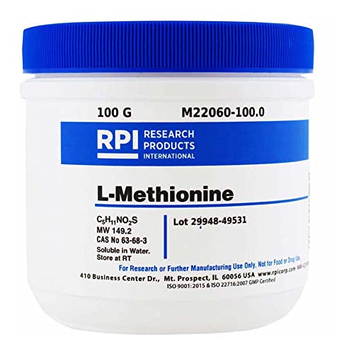 Az RPI M22060-100.0 L-Metionin, 100g