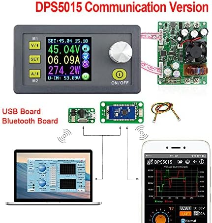 DPS5015 USB-s Bluetooth Kommunikáció 50V 15A Digitális Programozható Állandó Feszültség Aktuális Lépés-le Tápegység