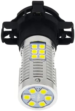 Ragyogó LED-es Izzók PY24W 4000Lm 22W hideg Fehér BMW lámpa izzó PG20/4, 12274SV+C1, 69678330 (Csomag 2)