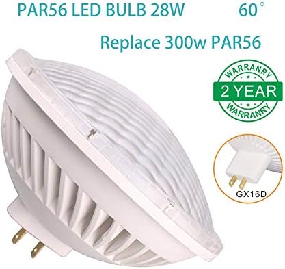 BAOMING PAR 56 LED Izzó Szabályozható Cserélje ki a Normál Halogén PAR56 300 Wattos AC/120V 28W Meleg Fehér (2700~3000K)