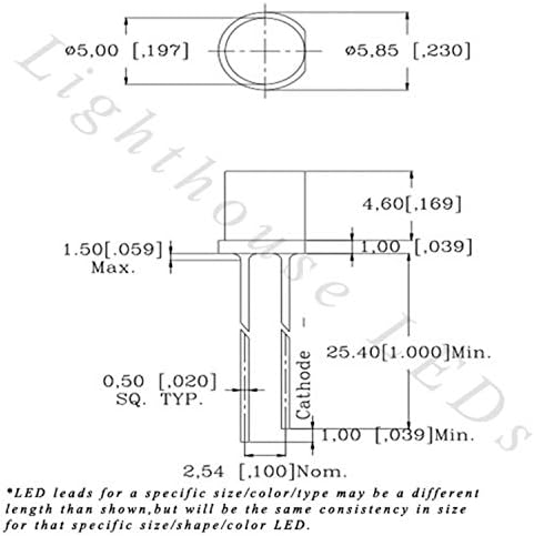 Világítótorony Led 12v 5mm Lapos Tetején Pre-Vezetékes/Meleg-Puha, Fehér LED - Ultra Fényes (10v, 11v, 12v, 13v, 14v,