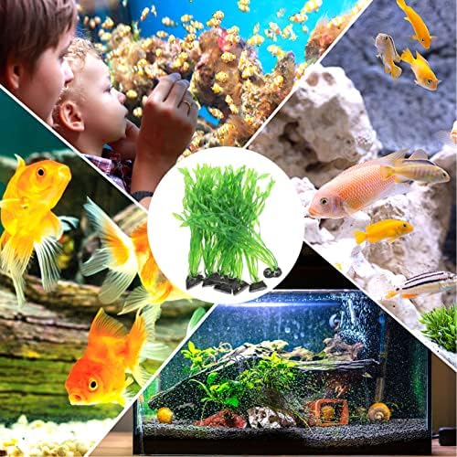 Ipetboom akvárium Kavics 10db Mesterséges Akvárium Vízi Növény Műanyag Hamis Hínár Vízi Növények, a Táj Fű Dísz, akvárium,