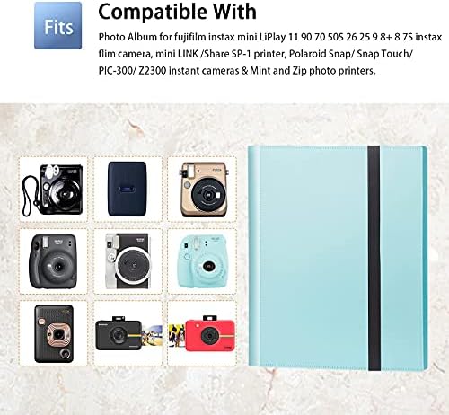 2db, 432 Zsebbel fotóalbum a Fujifilm Instax Mini Kamera, Polaroid Snap Snap Érintse meg PIC-300 Z2300 Instant Fényképezőgép,
