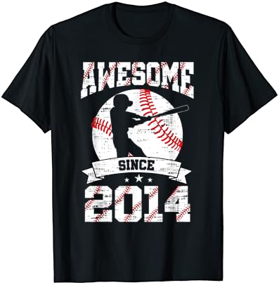 Baseball 8 éves Fiú Póló Gyerekek Király 2014-től a T-Shirt