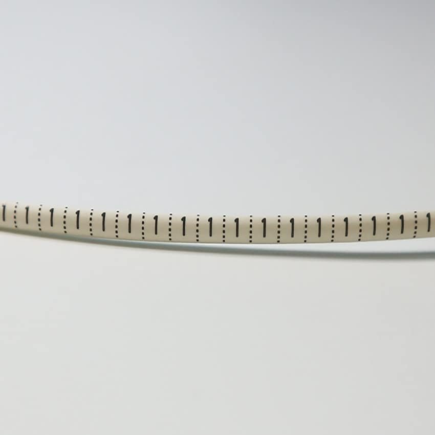 Műanyag hő zsugorodó cső kábel jelölő címke Vezetékes Szám 0-tól 9 1-10mm-es Színes PVC kábel jelölő szigetelés pszichiáter