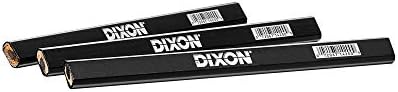 Dixon X14220 Ipari Ács Ceruza, 20 Count (Csomag 1), Matt Fekete