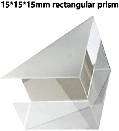 Optikai Üveg derékszögű Prizma Fényvisszaverő Háromszög alakú Prizma a Fizika Tanítása Fény Spektrumát,Háromszög alakú