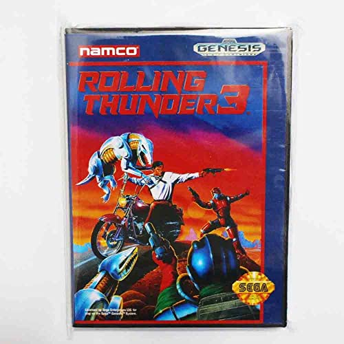 Samrad A Rolling Thunder 3 Játékok Patron 16 Bit MD Játékok, Kártya Kiskereskedelmi Doboz Sega Mega Drive Genesis