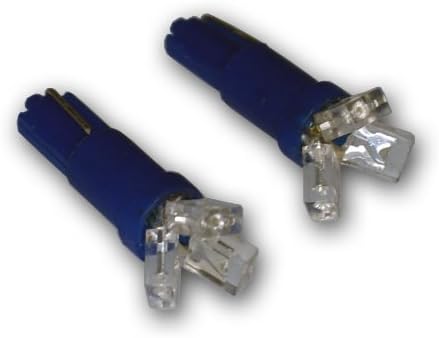 Tuningpros LEDATI-T5-B3 Átvitel Jelző LED Izzók T5, 3 LED-es Kék 2-pc-be