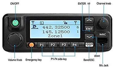 TYT MD-9600 GPS Dual Band DMR Mobil Készülék 50 Wattos Autó Teherautó Rádió