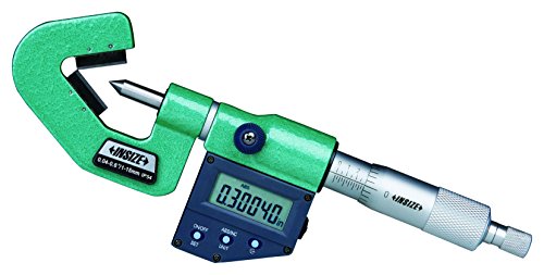 INSIZE 3590-353E Elektronikus V-Üllő Mikrométer, 0.8-1.4/20 mm-35 mm