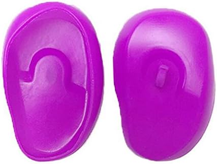 3 Pár Kreatív Puha Műanyag Fülvédő Elkerülni foltok Fül-Fedezze Protector Fodrász Fül Caps-Szépség Eszköz a hajfesték