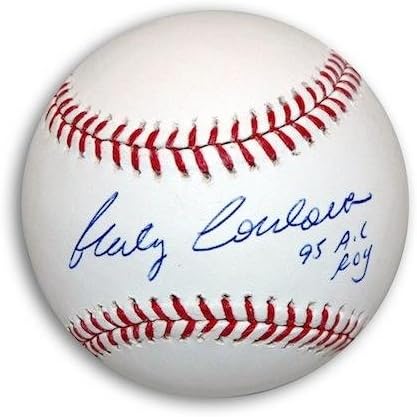 Dedikált Marty Cordova OML Baseball Feliratos 95 AL ROY Dedikált - Dedikált Baseball
