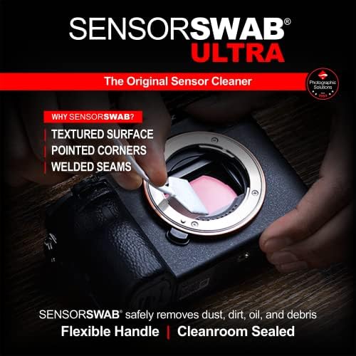 Sensor Swab 24mm Ultra Törlőkendő - Kamera Érzékelő Tisztító Törlőkendő, Takarítás, Full Frame Tükrözött, vagy tükör