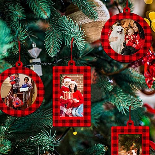 30 Db Karácsonyi Képkeretek, Karácsonyi Díszek Lógnak képkeret Mini Képkeret Díszek Kis Csillogás Éreztem, Képkeretek