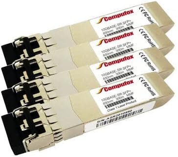 Compufox FG-TRAN-SFP+SR 10GB Kompatibilis Készülék (MMF, 850nm, 300m, LC) a Fortinet FortiADC 700D (FAD-700D). 4 Csomag.