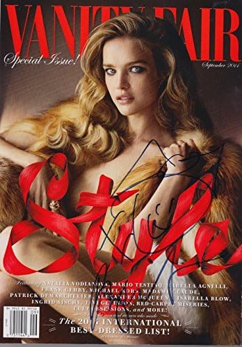 Natalia Vodianova aláírt Vanity Fair magazin aláírt