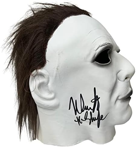 Nick Castle dedikált, aláírt írva Maszk Michael Myers Halloween SZÖVETSÉG COA