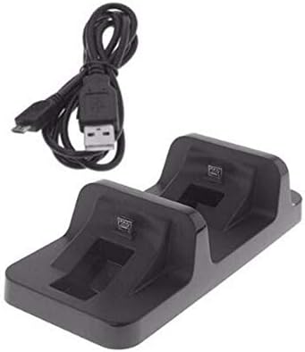 Kábelek PS4 Töltés Dock Kettős USB Töltő Dokkoló Állomás, Állvány, Vezérlő, Töltő Állvány PS4 Játék Vezérlő - (KN, kábelhossz: