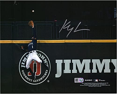 Kyle Lewis Seattle Mariners Dedikált 8 x 10 Rob Home Run Fénykép - Dedikált MLB Fotók