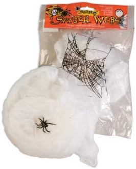 Halloween Pók Heveder Fehér 0.5 oz w/Spider (1/Pkg) Pkg/1