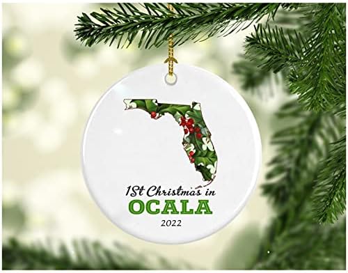Karácsonyi Ünnep 2022 Dísz Gyűjthető Első 1. Szezon Élő Ocala, Florida Karácsonyi Díszek Fa, a Karácsony, az Új Haza,