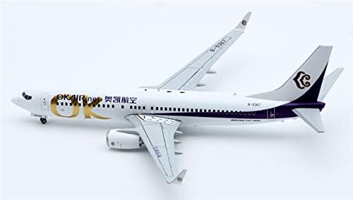 JC Szárnyak Oké Airways Boeing 737-800 B-5367 1:200 FRÖCCSÖNTÖTT Repülőgép Előre épített Modell