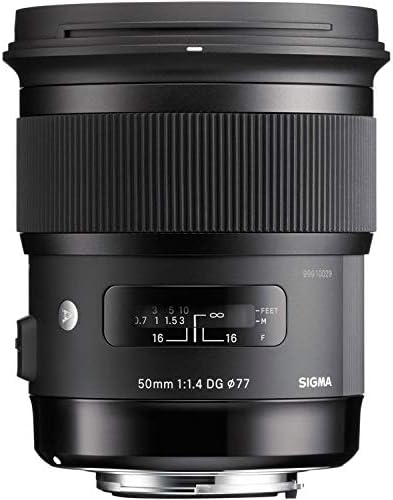 Sigma 50mm f/1.4 DG HSM Művészeti Objektív Nikon F-Bajonett (USA), Standard Csomag 6AVE Deluxe Kamera Lencse Tisztító