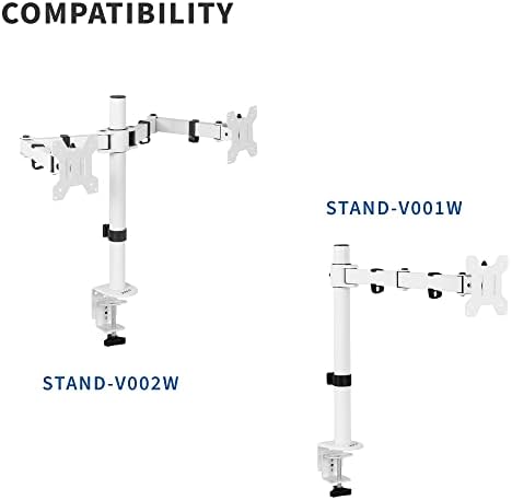 VIVO Teljes mértékben Állítható Egyetlen Monitor Kar, asztali Állvány, Monitor Kar 1 Képernyő akár 27 cm, Fekete, PT-SD-AM01A