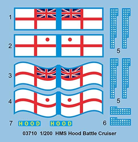 Trombitás HMS Hood Cirkáló Modell Kit, TR03710